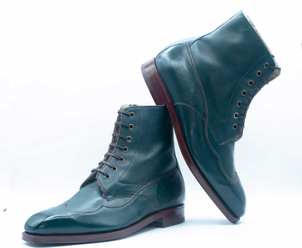 Enzo Bonafe Art. 3896 Horsebit Gucci Inspired Green Calf Loafers – The  Noble Shoe
